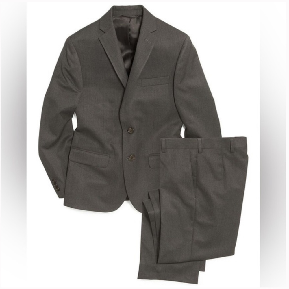Lauren Ralph Lauren grey suit boys size 16R